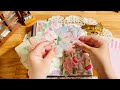 ASMR I 花とレースの淡色ヴィンテージコラージュ