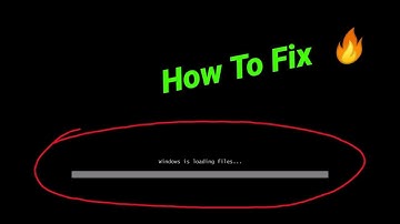 How To Fix Window is Loading Files Problem 🔥
