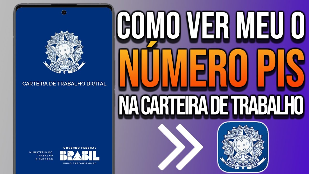 Como Ver N mero Do PIS Na Carteira De Trabalho Digital YouTube Como Ver N mero Do PIS Na Carteira De Trabalho Digital YouTube