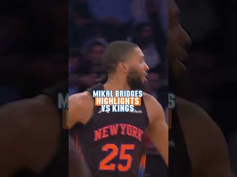 mikal always gettin it done 😮💨 #nba #nyknicks #mikalbridges
