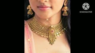 beautiful gold necklace design?necklacedesignanjudwivedifashoin