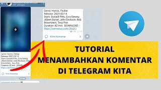 TUTORIAL MEMBUAT FITUR KOMENTAR DI CHANNEL TELEGRAM