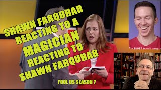 Magician Shawn Farquhar REACTING to MAGICIAN reacting to Shawn Farquhar on Fool US Season 7