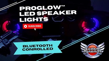 ProGLOW™ Color Changing LED Speaker Lights for Harley-Davidson® Boom!™ Stage II Audio Systems