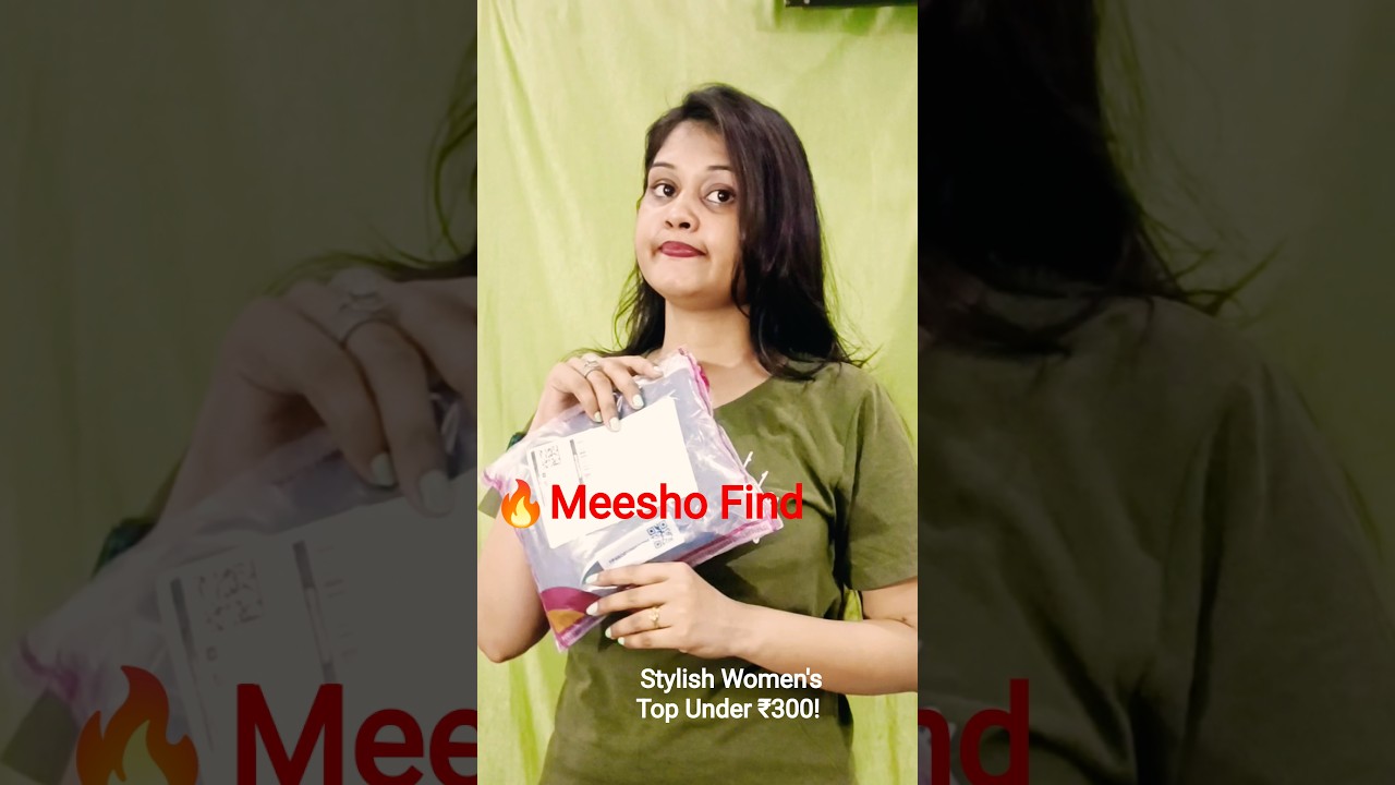Meesho Fashion Find 😍 Stylish Women's Top Under ₹300! 🔥 #meesho #ytshorts #fashion