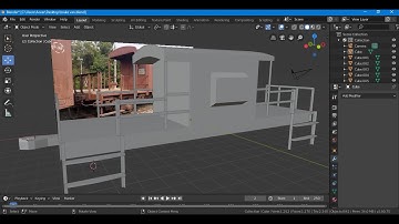 Blender Tutorials, Tutorial on Modeling a Brake Van in Blender ( Part 3)