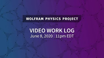 Wolfram Physics Project: Video Work Log Monday, June 8, 2020 [Part 2]