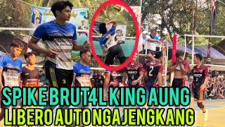 SPIKE BRUT4L KING AUNG LIBERO NGAJENGKANG‼️WAHYU CS 3-0 SAMPTA PRESISI
