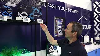 Energous demostrates Electronic Shelf Label wirelessly powered over the air.