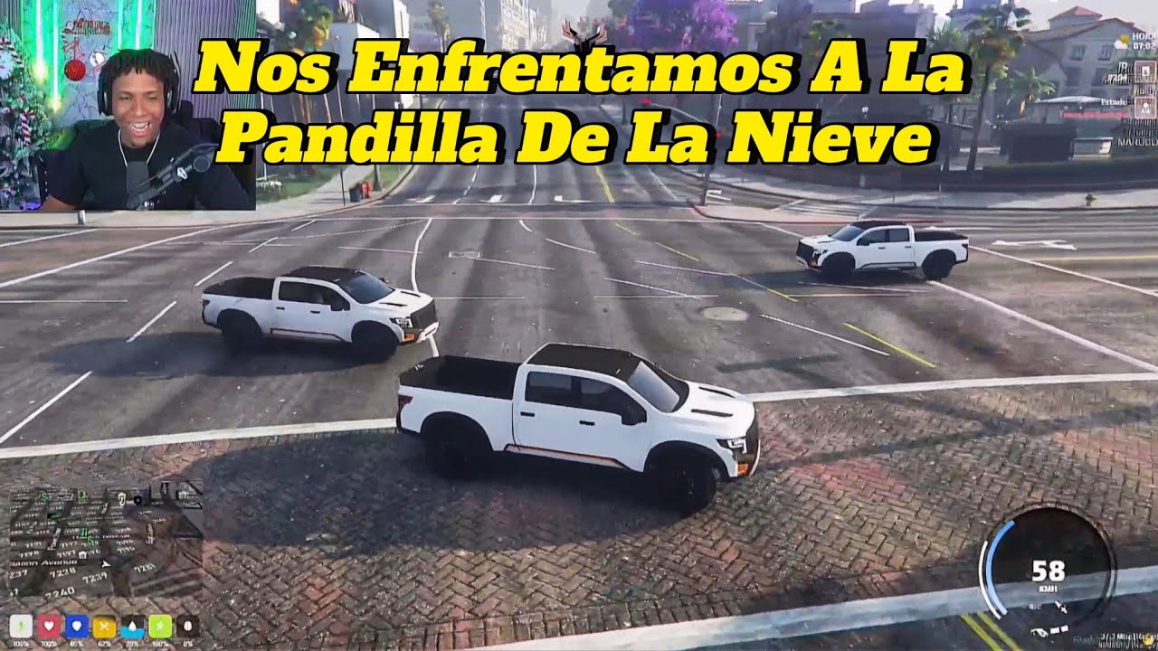 SoyOmarTV: Nos Enfrentamos A La Pandilla De La Nieve | GTA RP
