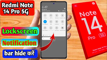 redmi note 14 pro 5g lock screen notification panel hide, redmi note 14 pro 5g notification bar off