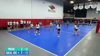 PBVBC Steve vs SoCal VBC 13 Terramar Game 1 - Set 1 (14U - 5/25/2025)