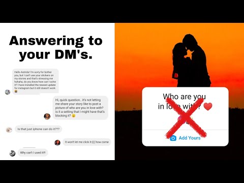 Not Able to Click on Add Yours Option in chain story? Watch this video, Replying to your DM's !