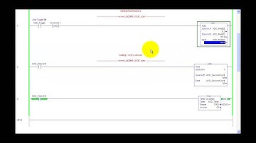 ADD Ladder Logic Instruction Example