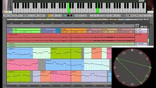 Bach - Art of Fugue - Contrapunctus 8 - Ableton Live visualization