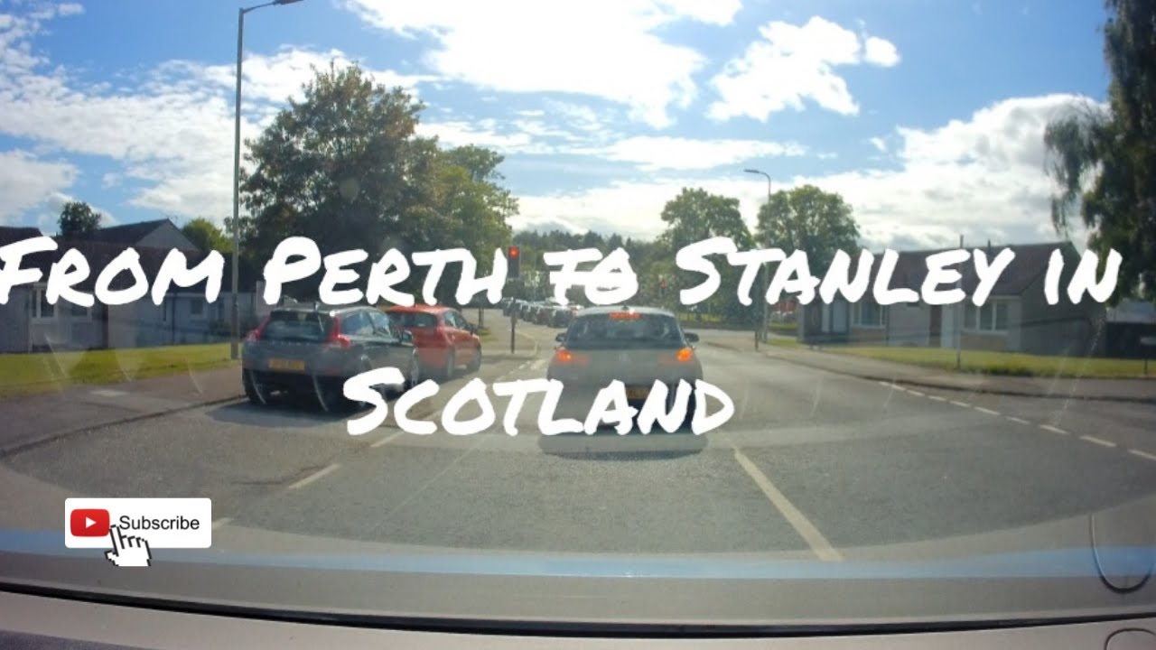 Driving in Scotland; Perth to Stanley