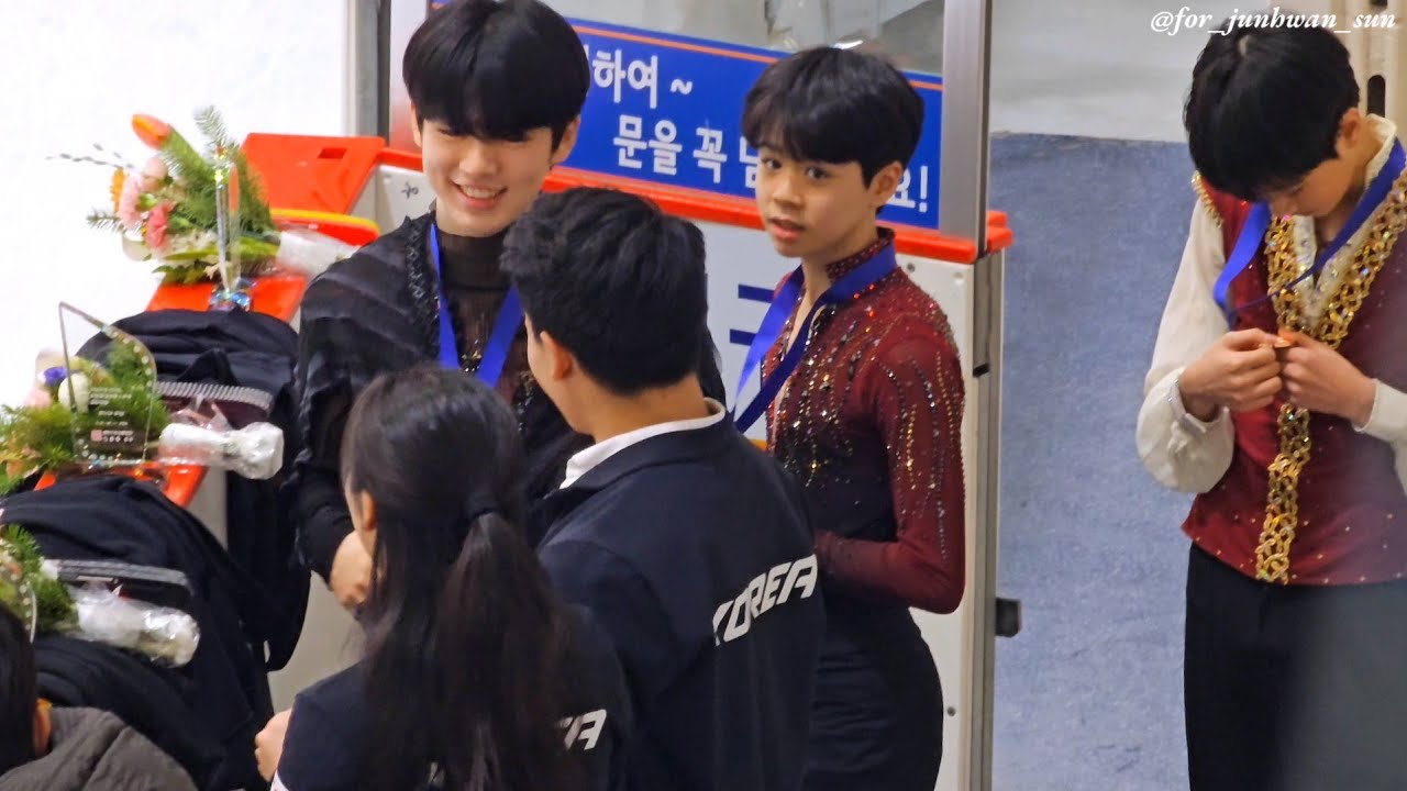 [4K] 231203 피겨 랭킹대회 시상식 대기중 차준환 직캠 #차준환