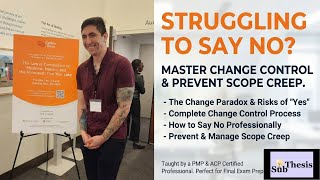 Learning How To Say No For Change Control and Remove Scope Creep From Stakeholders
