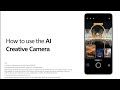 How to use the AI Creative Camera | vivo Phone Tips | Turn everyday moments into creative shots