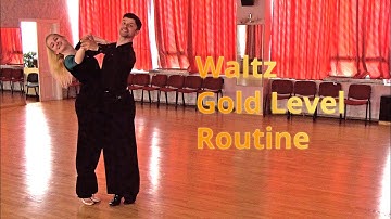 Waltz Gold Level Choreography | Double Reverse Spin, Open Telemark, Wing