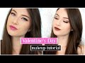 Valentines day makeup tutorial  2 lip options  kelly nelson