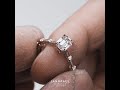 The most Unique Diamond Engagement Ring with a Emerald 2.0