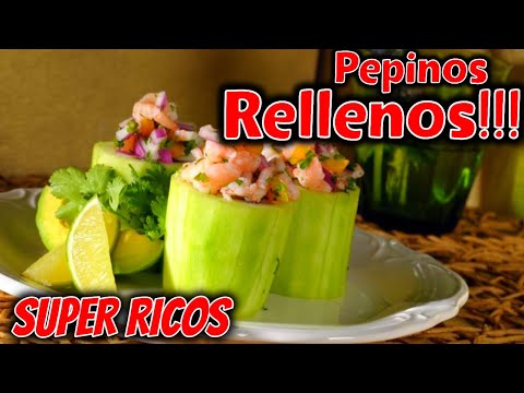 Video: Barcos De Pepino Rellenos