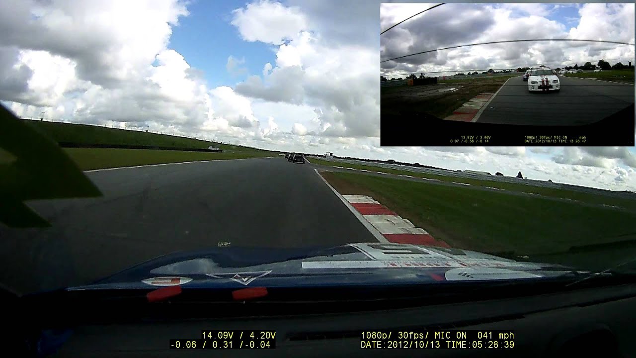 ChilliBongo Full HD on-board camera footage of MG Trophy race at Snetterton