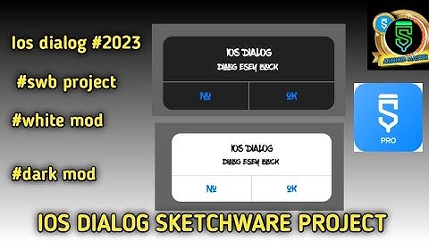 how to make ios dialog in sketchware tutorial,2023, iPhone dialog in sketchware#sketchware #injector