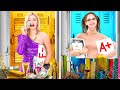 RICH UNPOPULAR VS POOR POPULAR GIRL || Types Girls And Rich VS Broke Situations by 123 GO Like!