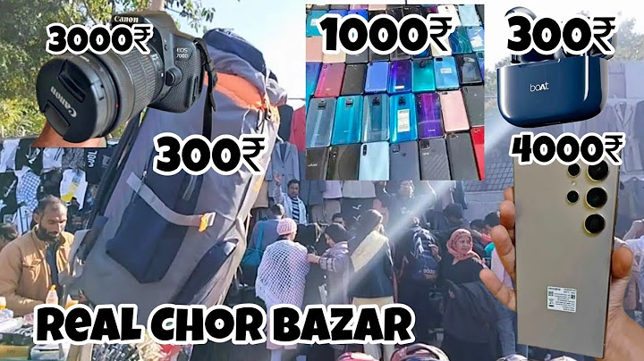 Chor Bazaar Shopping Challenge |सस्ते iPhone, DSLR Camera, Watchesetc. Is It Real?