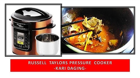 Russell Taylors Pressure Cooker | Kari Daging