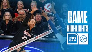 Penn State at Nebraska | Highlights | Big Ten Volleyball | 11/28/2025