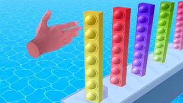 Pop It All! - 💩👹👄🍓🍓oddly satisfying video and cutting Video - ASMR Relaxing Video Gameplay 5