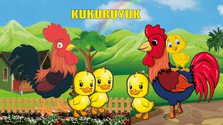 Kuku Kukuruyuk - Animasi ayam bebek lucu | Lagu anak indonesia terpopuler