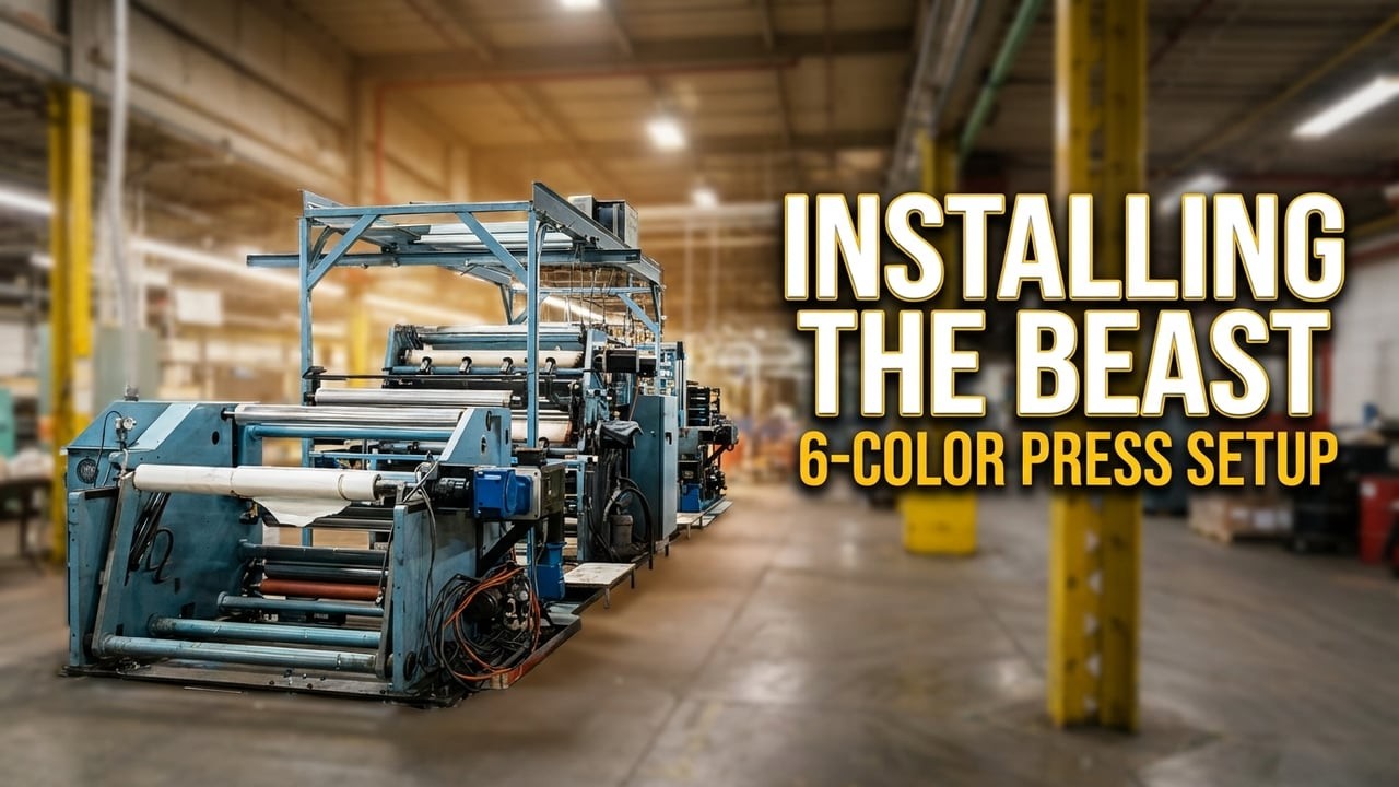 Installing a 6-Color Flexographic Press Part 1