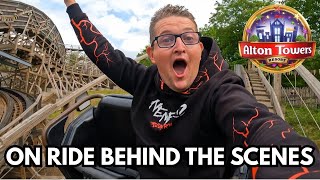 Alton Towers Filming ON RIDE - Behind The Scenes Look At Capturing POV's