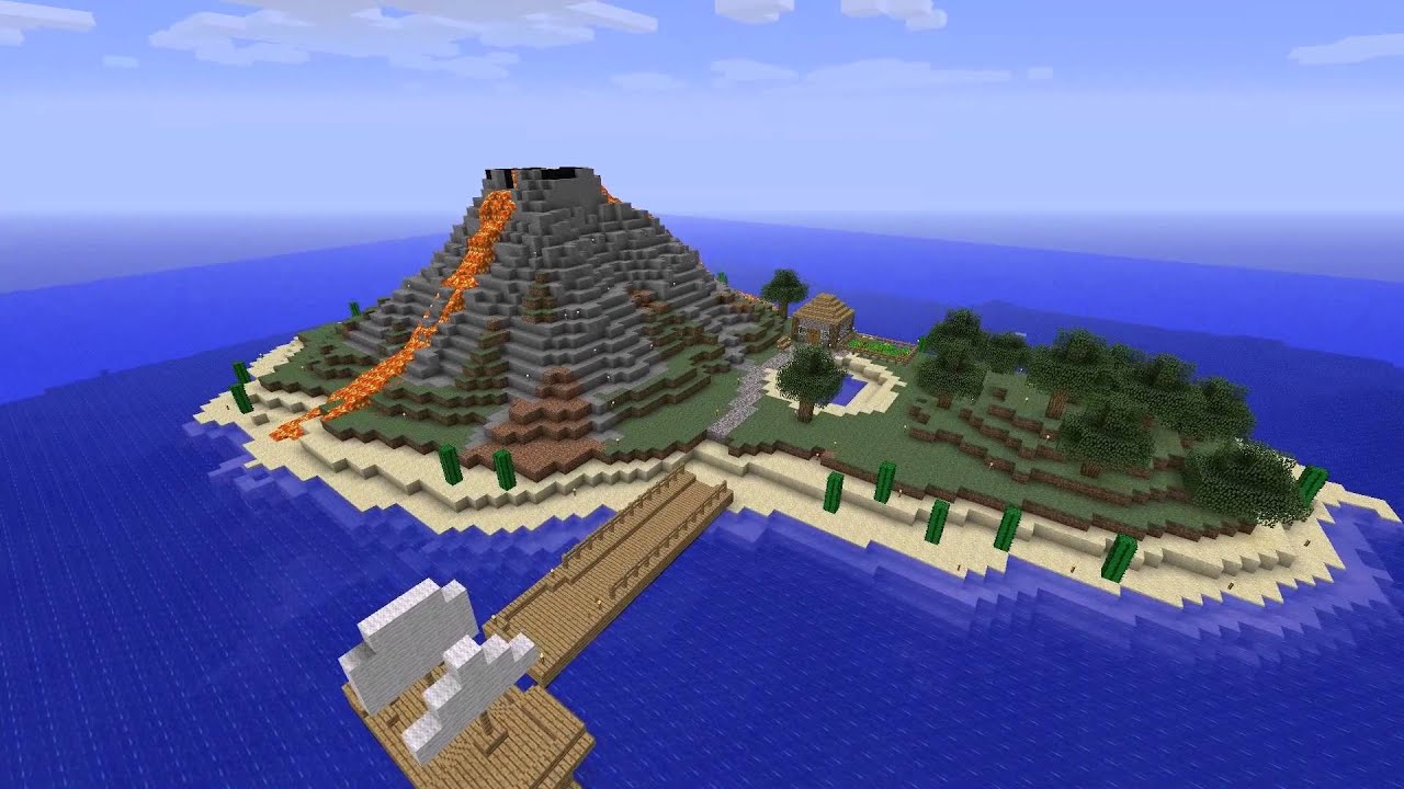 CREATION D UNE ILE MINECRAFT (la prochaine video jeferai quelqun qui i