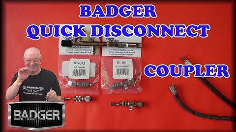 Badger airbrush Quick Disconnect coupler