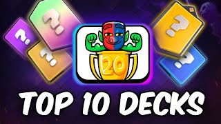 The 10 BEST DECKS for the 20 WINS CHALLENGE | Clash Royale 2025