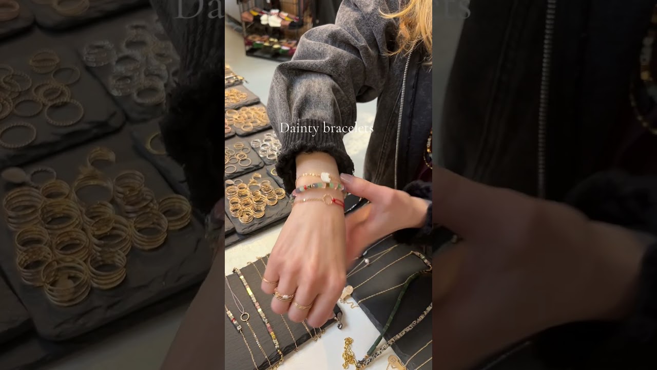 Dainty bracelets are 30%off online! 