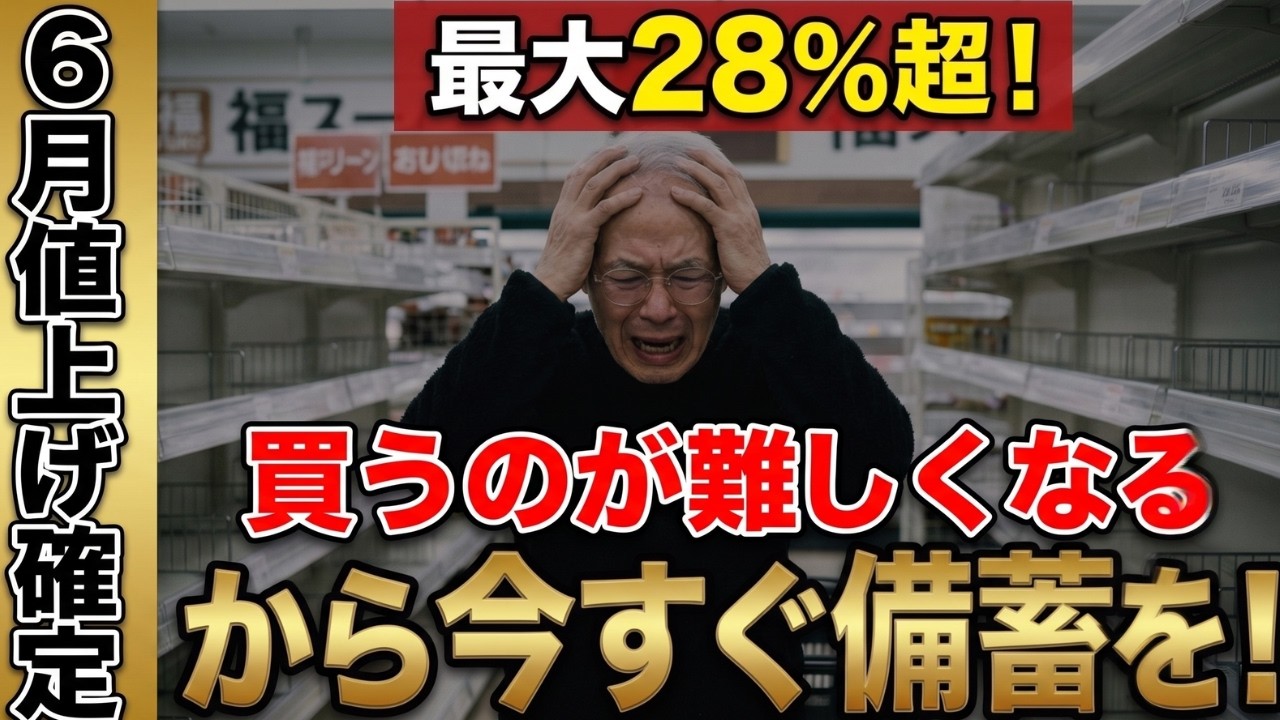最大28%超：6月ナフサ値上げ13社。高齢者は今月中に「最低3個」備蓄
