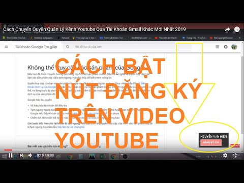 Video: Cách Bật đăng Ký