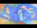 Alice-ART | Kunst aus Pouring | Turning Pouring into Art | Paradiesvögel | Paradise Birds