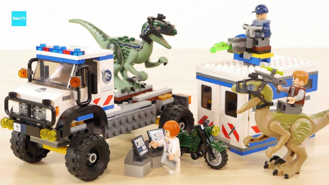 LEGO Jurassic World Raptor Rampage 75917 Speed Build & Review