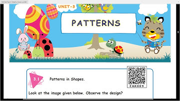PATTERNS - UNIT 3 - TERM - 1 -  MATHS  -  5TH STANDARD - ENGLISH MEDIUM