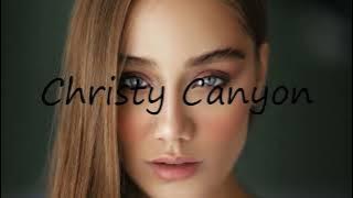 How to pronounce Christy Canyon in English?