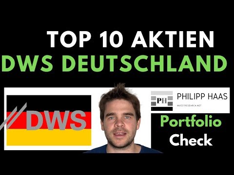 DWS Deutschland Top 10 Aktien - Meine Meinung zu den Toppositionen des größten Deutschlandfonds