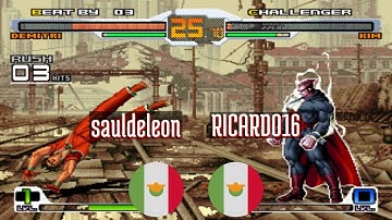 FT5 @svcsplus: sauldeleon (MX) vs RICARDO16 (MX) [SNK vs Capcom svc Fightcade] Jan 20