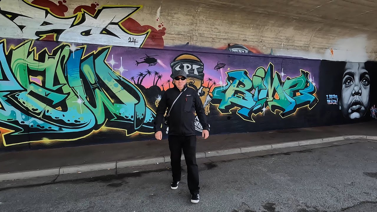 Street Art Graffiti Tour Bridge Street Port Talbot South Wales 4K